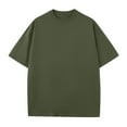 thumbnail image 4 of pstuiky Camisa de manga corta para hombre, Camisas deportivas informales de manga corta y cuello redondo para hombre, de color liso camisas casuales para hombre m, 4 of 4