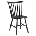thumbnail image 3 of Hollyoak Windsor Wood Dining Side Chair Black (Set of 2), 3 of 10