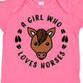 thumbnail image 4 of Inktastic A Girl Who Loves Horses Boys or Girls Baby Bodysuit, 4 of 5