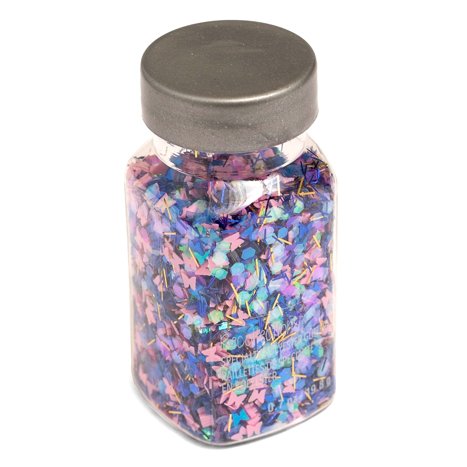 Recollections Butterfly Confetti Specialty Polyester Glitter, 0.7oz., 12 Pack
