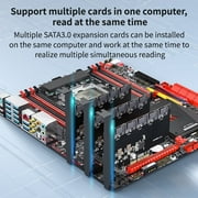 ACASIS PCIe 3.0 x4 to 5 Port SATA 3.0 Expansion Card with JMB585 Chip for 6Gbps Hot-Swap Storage and Boot Drive