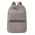 thumbnail image 5 of 1pc Fashion Casual Large-capacity Portable Backpack, Travel Backpack Women's Bag, Simple Solid Color Bag, Fashion Versatile Bag, Students Commuter Bag For Daily Use, 5 of 5
