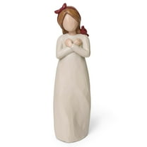 thovorrnl Sympathy Gifts for Women, Memorial Cardinal Decor, Hand-Painted Red Bird Figurine for Loss of Loved One, Comfort Gift, 5.3" Home Decoration