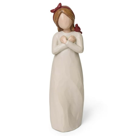 thovorrnl Sympathy Gifts for Women, Memorial Cardinal Decor, Hand-Painted Red Bird Figurine for Loss of Loved One, Comfort Gift, 5.3" Home Decoration