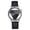 Black black, variant on Triangle Hollow Watch for Women & Men – Ultra-Thin Roman Numeral Dial, Korean Style Faux Leather Strap