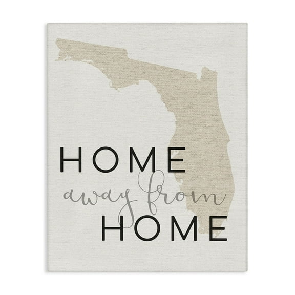 Stupell IndustriesHome Sweet Florida Typography Canvas Wall Art by Daphne Polselli