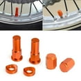 thumbnail image 2 of Motorcycle CNC Billet Nut Spacer Orange, 2 of 6