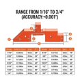 thumbnail image 3 of Router Table Setup Bars, 14 Pcs, Precision Aluminum Setup Blocks Height Gauge Set, with Laser Engraved Size Markings, 3 of 5