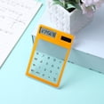 thumbnail image 3 of Visland Transparent Calculator 8-Digit Display Calculator Solar Power Supply Calculator for Home School Office, 3 of 8