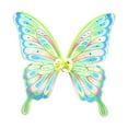 thumbnail image 1 of Disfraz de mariposa con alas para cosplay, cómodo y elegante, accesorio para cumpleaños Verde, 1 of 9