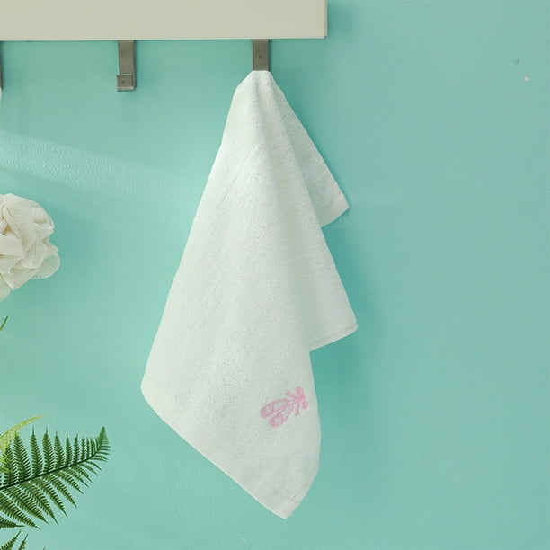 Toalla Pequeña de Algodón Bordada para Niños | Suave, Absorbente, para Limpiar La Cara y La Saliva | 30 X 30 Cm, Duradera, Sin Pelusa, Ideal para Guarderías y Educación Infantil.