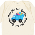 thumbnail image 4 of Inktastic 1st Easter Egg Truck Boys Long Sleeve Baby Bodysuit, 4 of 5