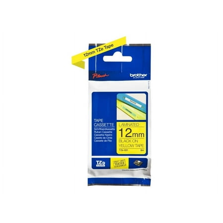 UPC 012502625940 product image for Brother TZe631 - Standard adhesive - black on yellow - Roll (0.47 in x 26.2 ft)  | upcitemdb.com