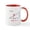 White/Red Inside, variant on CafePress - Find X Math Problem Large Mug - 11 oz Ceramic Mug - Novelty Coffee Tea Cup