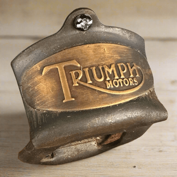 Triumph Motors Die Cast Metal Wall Mounted Bottle Opener (2.5" x 3.25")
