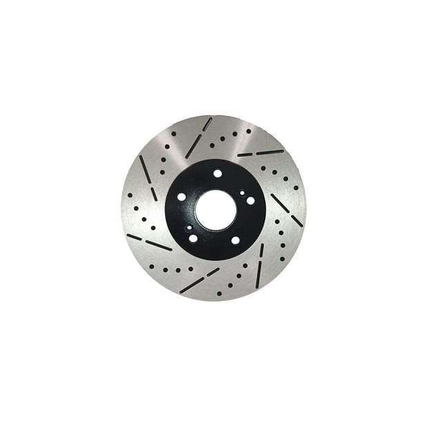 [Front Premium E-Coat Drill&Slot Brake Rotors Ceramic Pads Fit 10-16 GMC Terrain