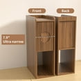 thumbnail image 5 of End Tables Set of 2, Small Side Table, Slim Side Table, Wood 2 Drawer Narrow Nightstand, 5 of 7