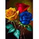 thumbnail image 1 of Pintura de diamante 5D DIY de rosa de 30 x 40 cm (estilo 7), 1 of 5