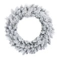 thumbnail image 1 of Holiday Decorations, Door & Wall Decorations Flocked Wreath, 1 of 2