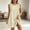 Beige, variant on Dinner Dress Breathable Regular Fit Conservative Dress with Pockets 2026 Summer Solid Color Sleeveless Crew Neck Ruffle Vacation Dresses Work for Party and Festival S-XXL