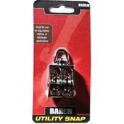 Baron C-0178ZD-1-1/2 Rope Pulley, 5/16 in Rope, 1-1/2 in Sheave, Cadmium Zinc