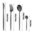 thumbnail image 3 of MERILER Stainless Steel Knife Fork and Spoon Set: Western Steak Cutlery 24 Piece Set with Storage Case, 3 of 6