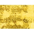 thumbnail image 1 of Ahgly Company Machine Washable Indoor Rectangle Abstract Yellow Modern Area Rugs, 3' x 5', 1 of 4