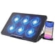 thumbnail image 2 of Laptop Cooling Pad Laptop Cooler with 6 Quiet Fans 7 Height & Wind Speed Adjustable 2 USB Port & Phone Holder, 2 of 5