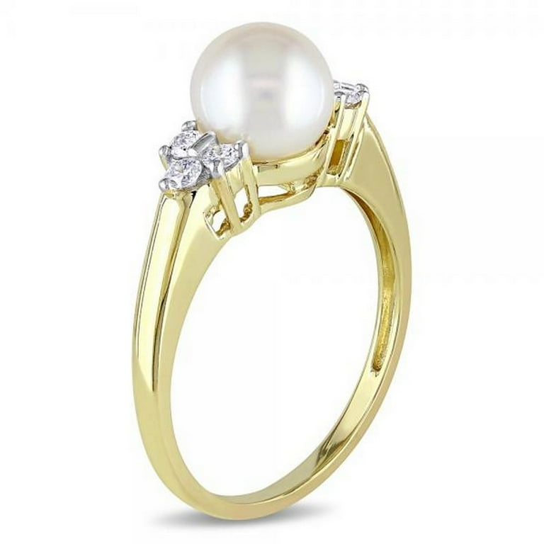 Pearl Bubble Ring Gold Vermeil / 7