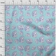 thumbnail image 3 of oneOone Cotton Cambric Light Blue Fabric Nautical Diy Clothing Quilting Fabric Print Fabric By Yard 56 Inch Wide, 3 of 6