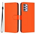 thumbnail image 2 of Wallet Case Compatible for Samsung Galaxy A32 4G, PU Leather Magnetic Closure Protective Flip Folio Case with 3 Card Holder and Wrist Strap Cover Women Men,Orange,For Galaxy A32 4G, 2 of 7