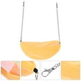 thumbnail image 1 of Milisten 1 Pc Hamster Accessory Lint Yellow Simple Design Swing Bed, 1 of 7