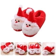 thumbnail image 3 of 1 par de zapatillas de santa zapatillas de navidad zapatillas peludas cómodas zapatos cálidos hogar, 3 of 6