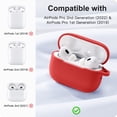 thumbnail image 3 of Funda para AirPods Pro Gen 2 SNBLK Silicone Red, 3 of 6