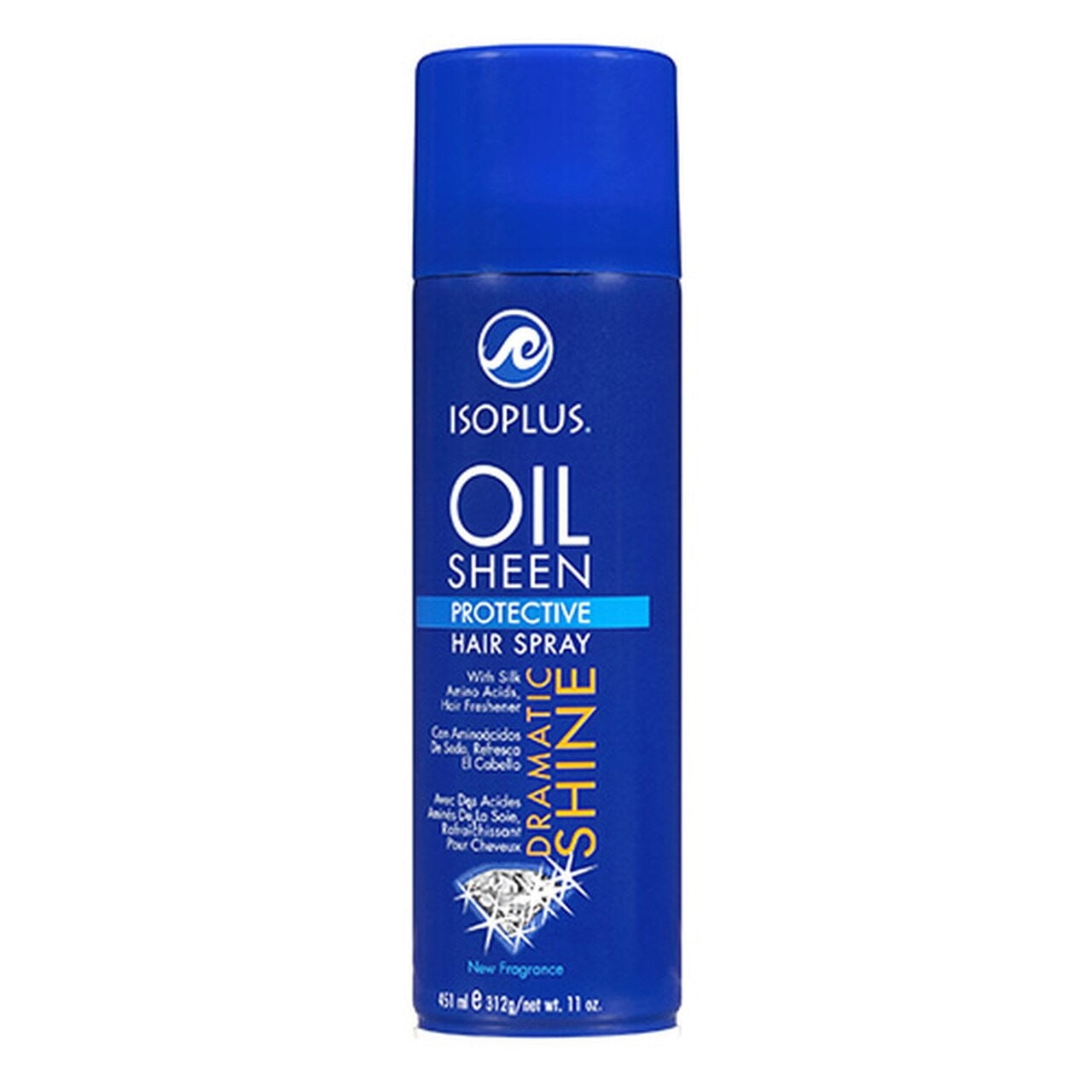 Isoplus Oil Sheen Regular Hair Spray 7 Oz.