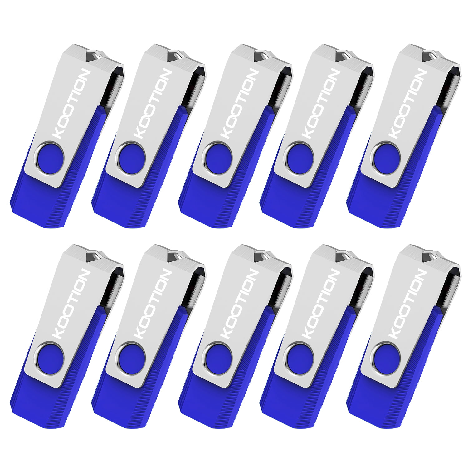 KOOTION 10PCS 1GB USB 2.0 Flash Drive Pen Drives Thumb Stick Flash Memory Drive 