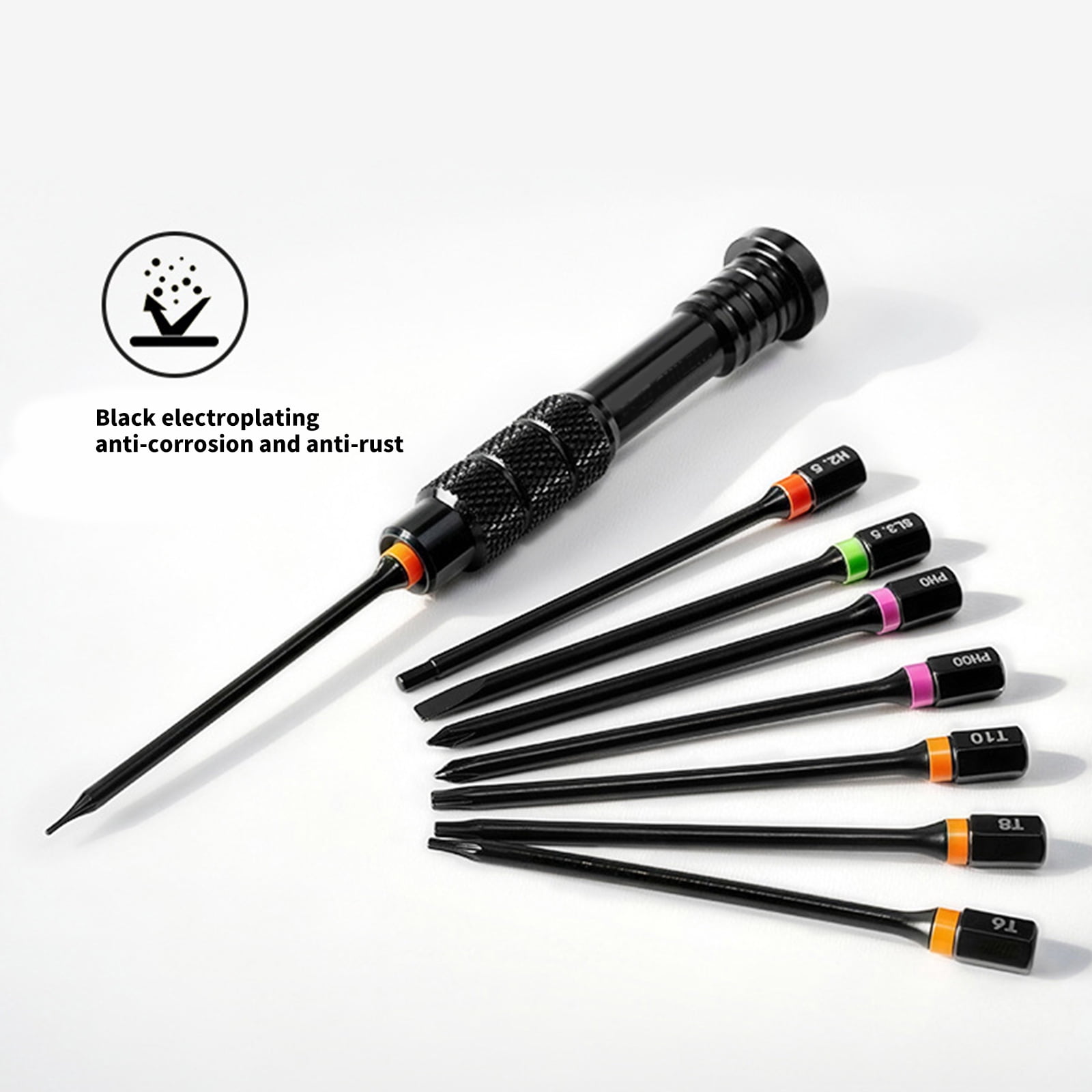 Screwdriver Set For Fishing Reel Features Rustproof Alloy Steel Construction And Rotating Handle