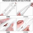 thumbnail image 3 of 15 Pieces Thick White Plastic Picket Fence Christmas Tree Fences Mini Fence Decoration For Christmas Wedding Party Garden Home, 12 Inches, 3 of 5
