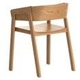 thumbnail image 2 of !nspire Mid-Century Modern Solid Wood & Oak Veneer Dining Chair, Set of 2-Color:Natural, 2 of 6