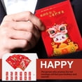thumbnail image 3 of OUNONA 18 Pcs Enveloppe Rouge Chanceuse Chinoise Papier Rouge Célébrations Bénédiction Cadeau, 3 of 5