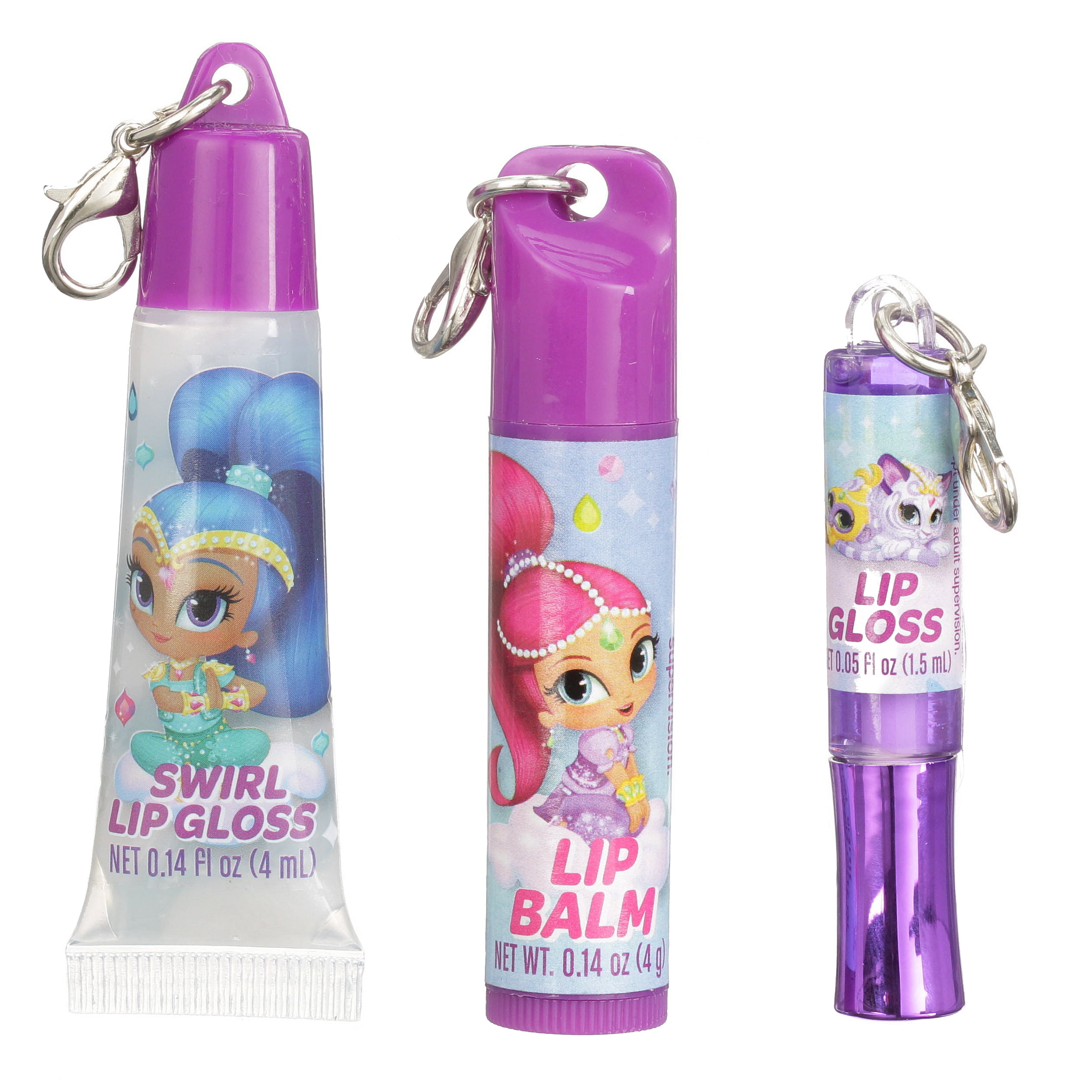Almar Strawberry Shimmer Lip Gloss Key Chain Set | Best Price and Reviews |  Zulily