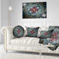 thumbnail image 1 of Fleur Fractale Violette Foncée - Impression sur Toile d'Art Floral, 1 of 3