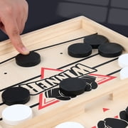 Fast Sling Puck Game 6 7 8 9 Year Old Kids, Slingshot Games Toy for Adults -Child,Table Desktop Battle Wooden Hockey Table Game Age 6-12, Family Foosball Winner Board Games Toys