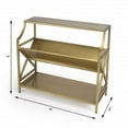 thumbnail image 2 of Keats Antique Gold Library Bookcase, 2 of 9