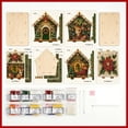 thumbnail image 6 of Christmas Pearl Painting Art Set Wooden House Ornament Kit Holiday Tabletop Decor Craft Gift, 6 of 6