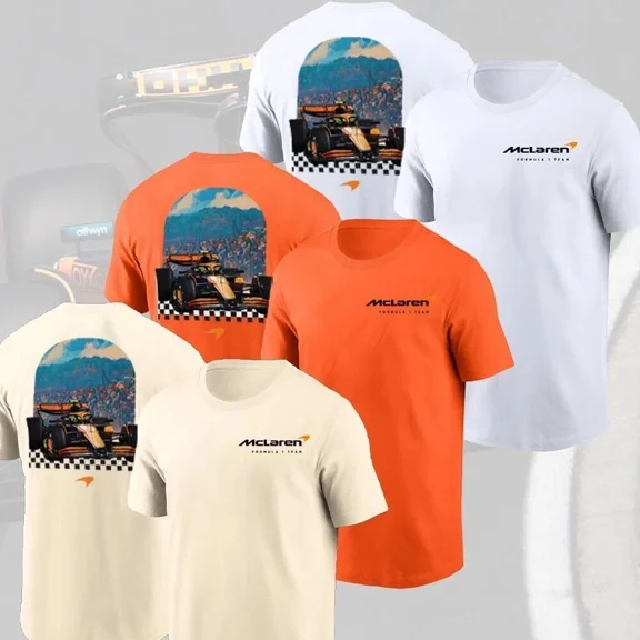 McLaren Racing Team F1 Formula One Tee T-Shirt All Size S to 3XL