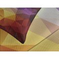 thumbnail image 4 of Ambesonne Colorful Quilted Bedspread Set 3 Pcs, Geometry Shape Polygon, Queen Size, Multicolor, 4 of 5