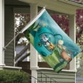 thumbnail image 3 of Bluey Bandera impresa con temática, regalo perfecto para fanáticos, amigos y familiares, y adecuada para actividades al aire libre e interiores, decoraciones de fiesta. 90 cm × 150 cm., 3 of 6