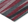 thumbnail image 4 of Addison Rugs Chantille Indoor/Outdoor Transitional Stripes Burgundy Washable Runner Rug, 2'3" x 7'6", 4 of 6