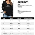 thumbnail image 6 of Uvplove V Neck Sweaters for Women Lightweight Knit Pullover Sweater,US Size S-2XL In Black, 6 of 12